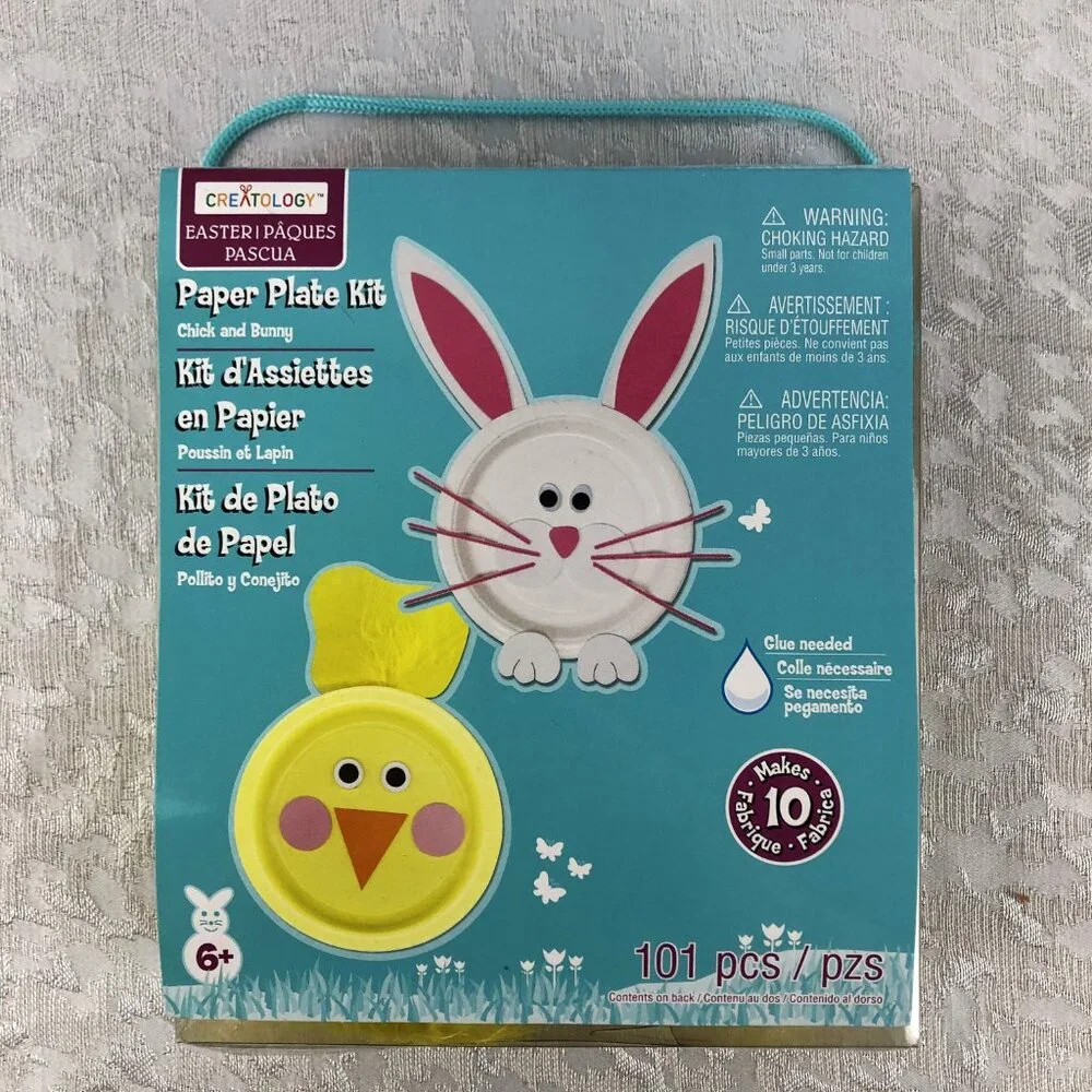 Creatology Easter Craft Kits: Paint Posters+3D Foam Kit+Plates+Felt Sewing NWT